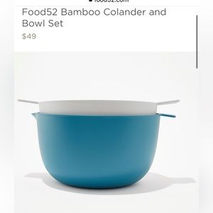 NEW FOOD 52 Colander and Bowl Set & measuring cups
